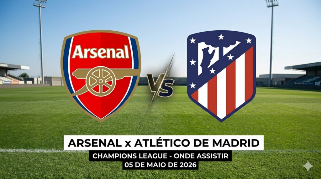 onde assistir arsenal x atletico de madrid pela champions league