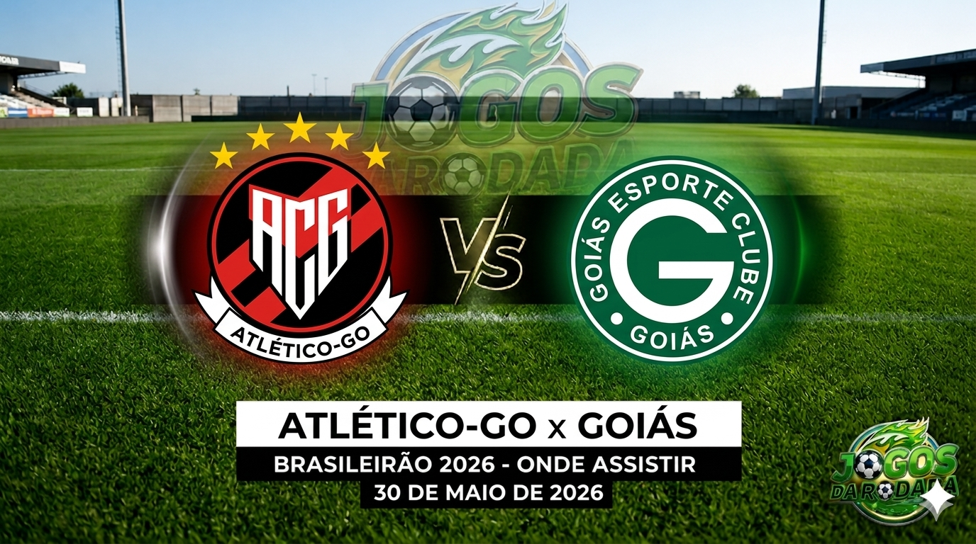 Atlético-GO x Goiás: Onde assistir pelo Campeonato Brasileiro Série B em 30/05/26