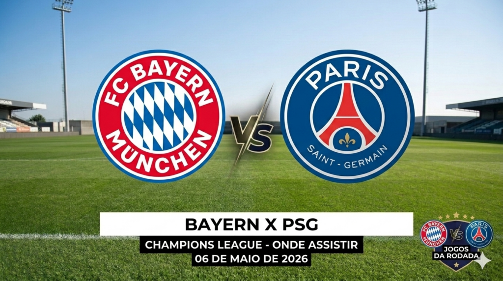 onde assistir bayern x psg pela champions league