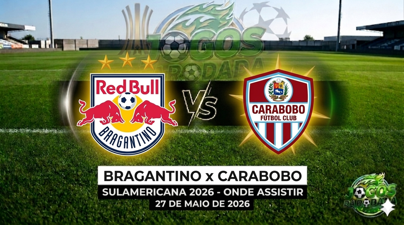 Red Bull Bragantino x Carabobo: Onde assistir pela Copa Sul-Americana em 27/05/2026