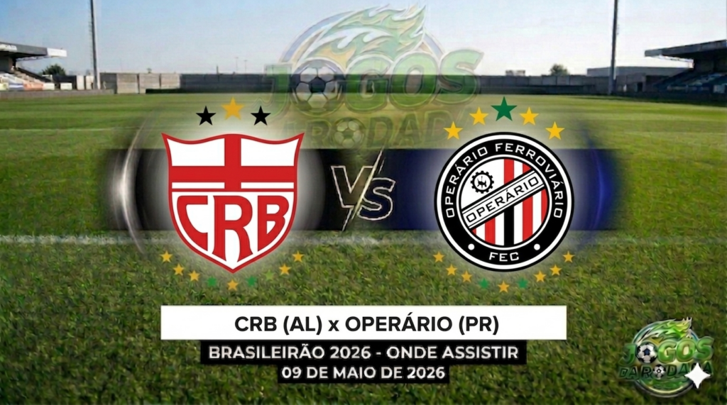 CRB x Operário-PR: Onde assistir pelo Brasileirão Série B
