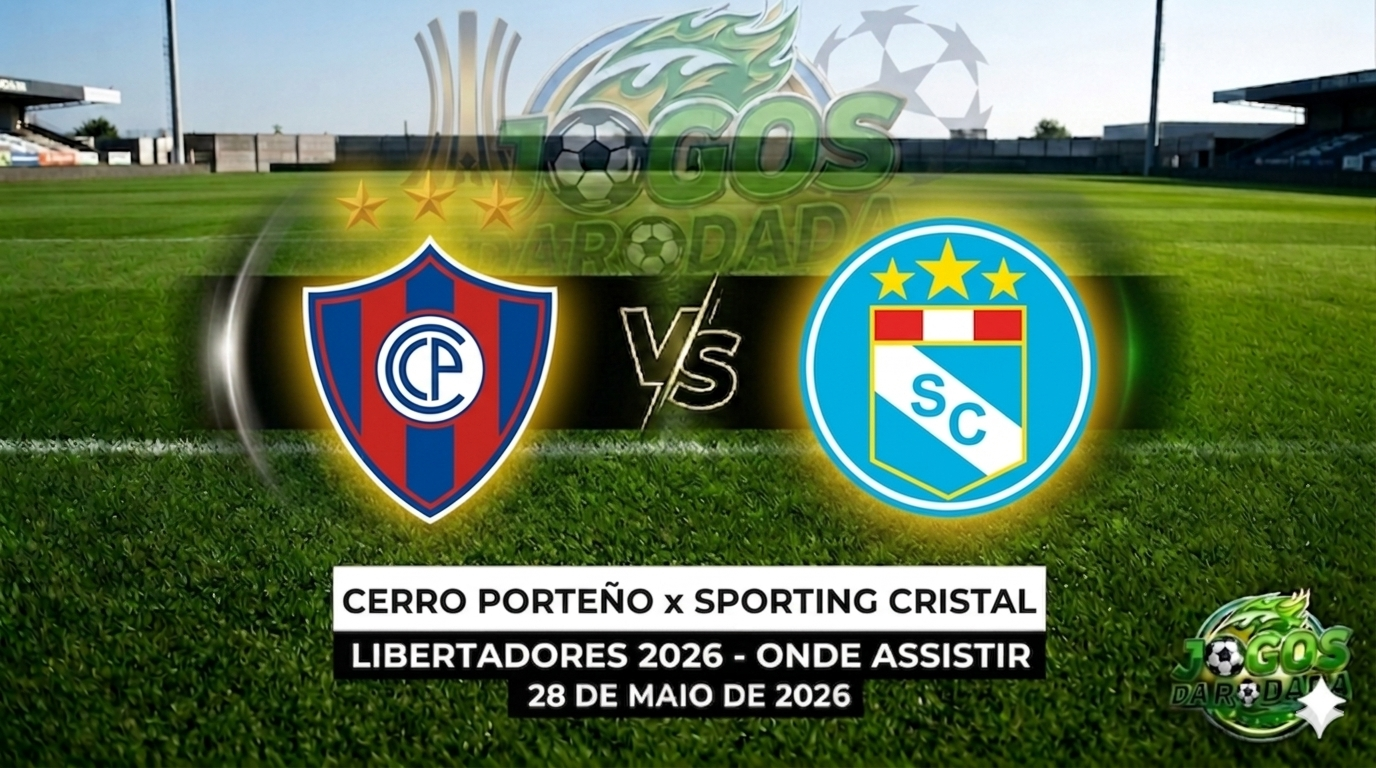 Cerro Porteño x Sporting Cristal: Onde assistir pelo Campeonato CONMEBOL Libertadores em 28/05/26