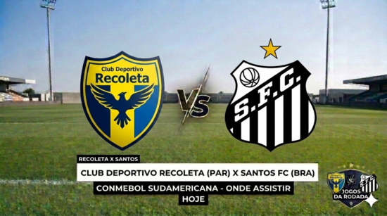 eportivo Recoleta x Santos: Onde assistir ao vivo pela Copa Sul-Americana 