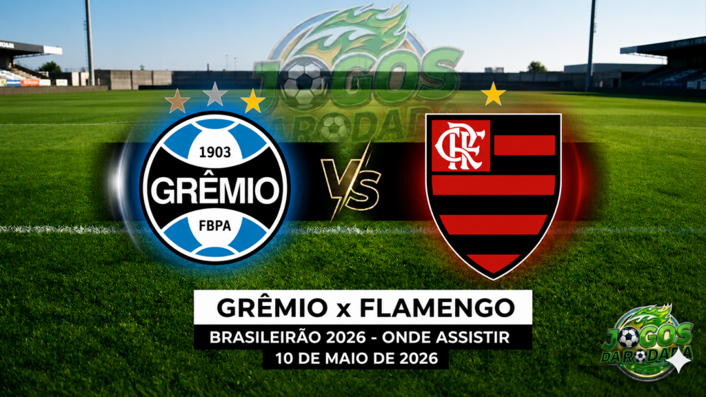 Grêmio x Flamengo: Onde assistir pelo Campeonato Brasileiro Série A