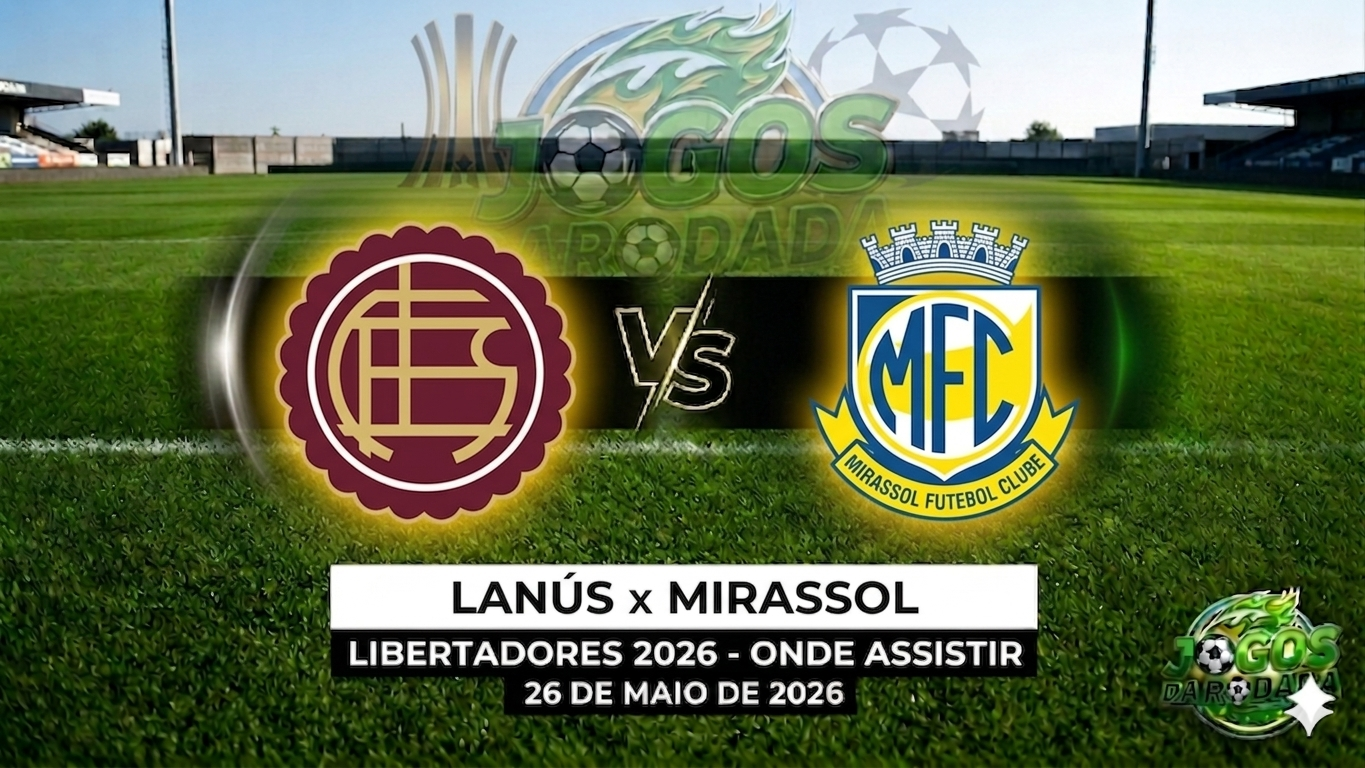 Lanús x Mirassol: Onde assistir pela Copa Libertadores em 26/05/26