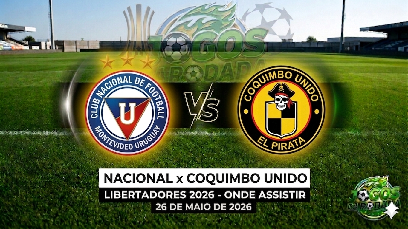 Nacional x Coquimbo Unido: Onde assistir pela Copa Libertadores em 26/05/26