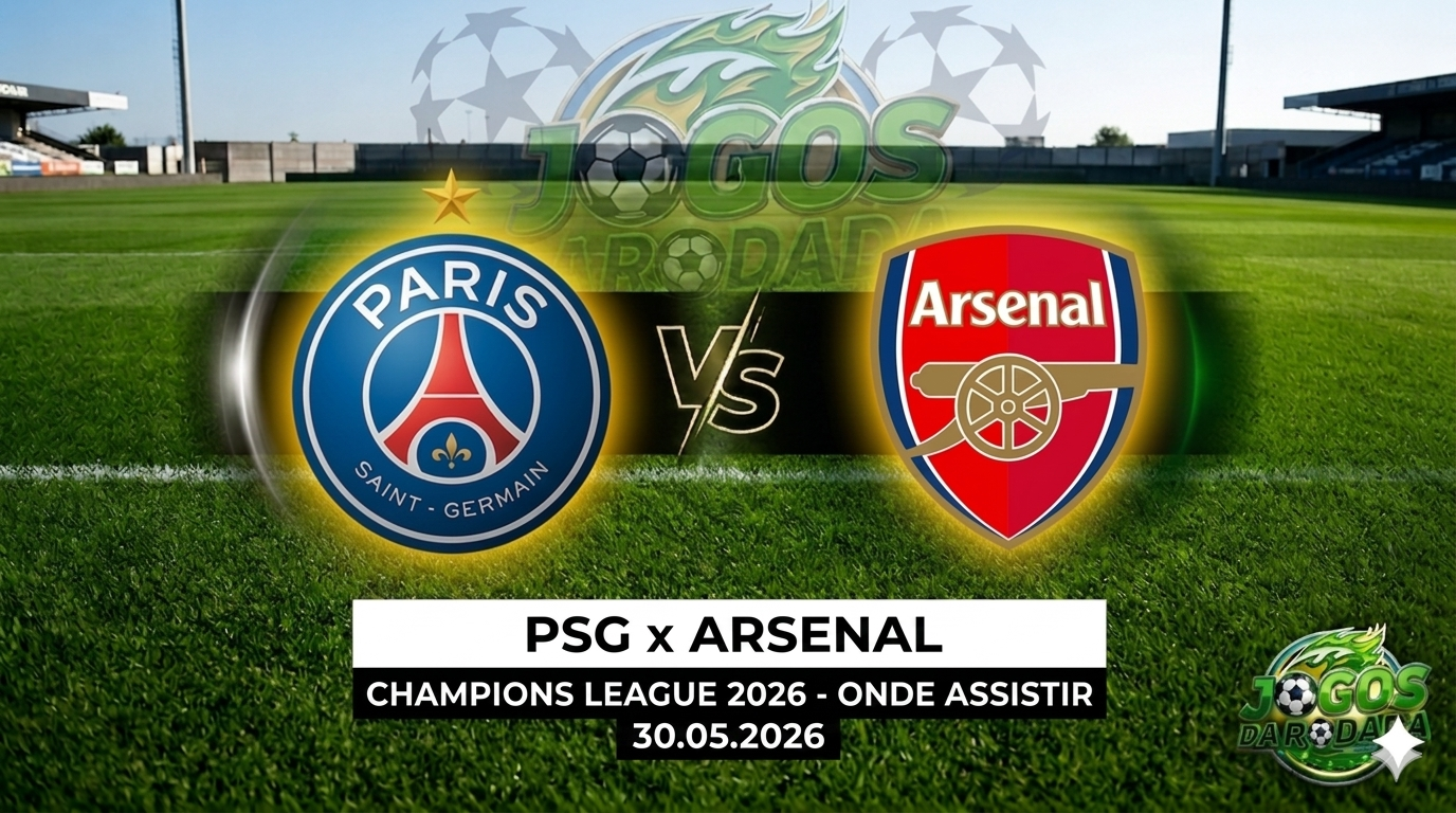 PSG x Arsenal: Onde assistir pela Liga dos Campeões da UEFA em 30/05/26