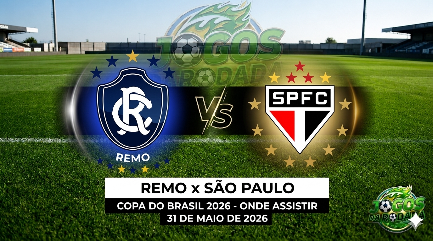 Clube do Remo x São Paulo: Onde assistir pelo Campeonato Brasileiro em 31/05/26
