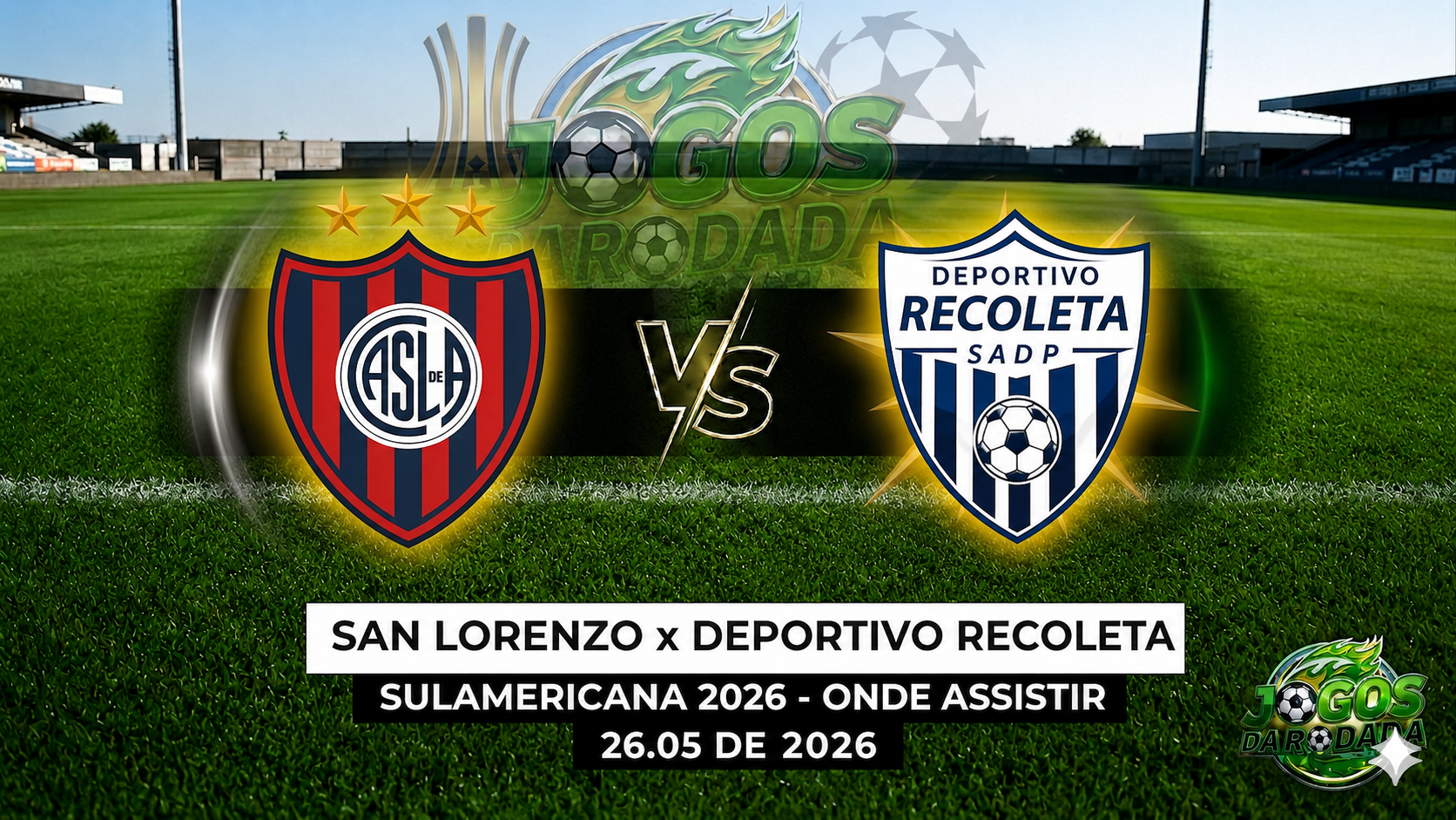 San Lorenzo x Deportivo Recoleta: Onde assistir pelo Campeonato Sul-Americana em 26/05/26