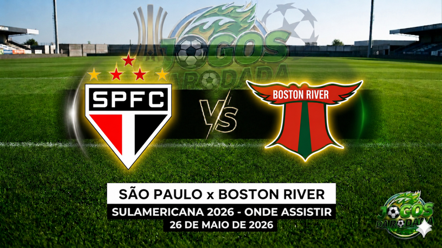 São Paulo x Boston River: Onde assistir pelo Campeonato Sul-Americana em 26/05/26