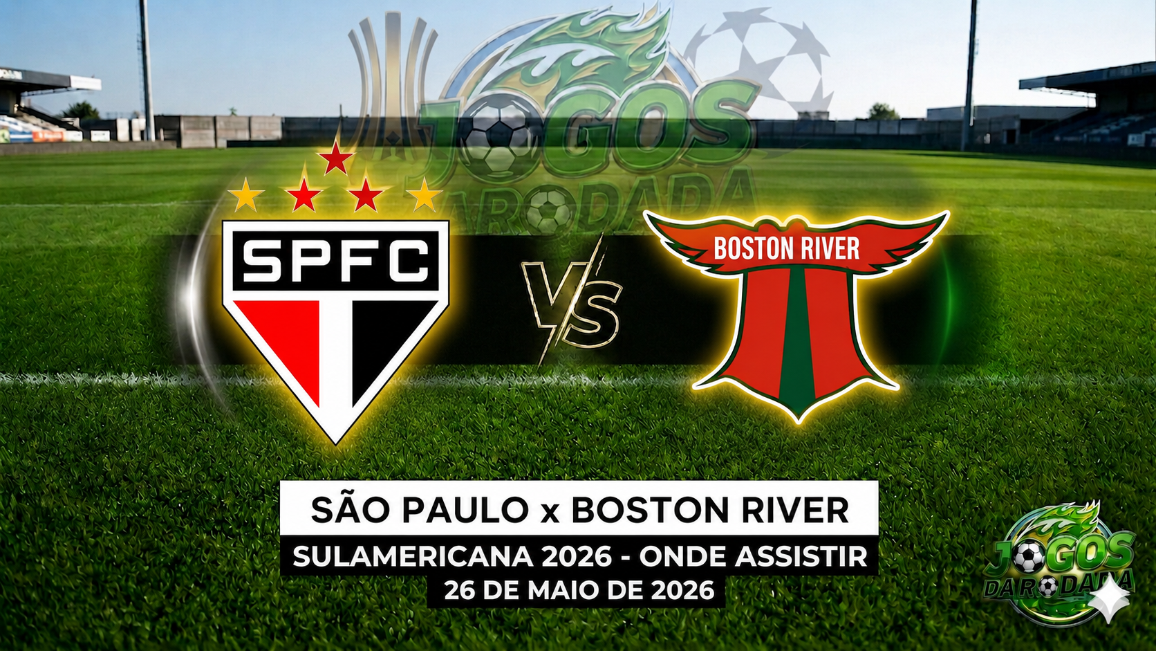 São Paulo x Boston River: Onde assistir pelo Campeonato Sul-Americana em 26/05/26