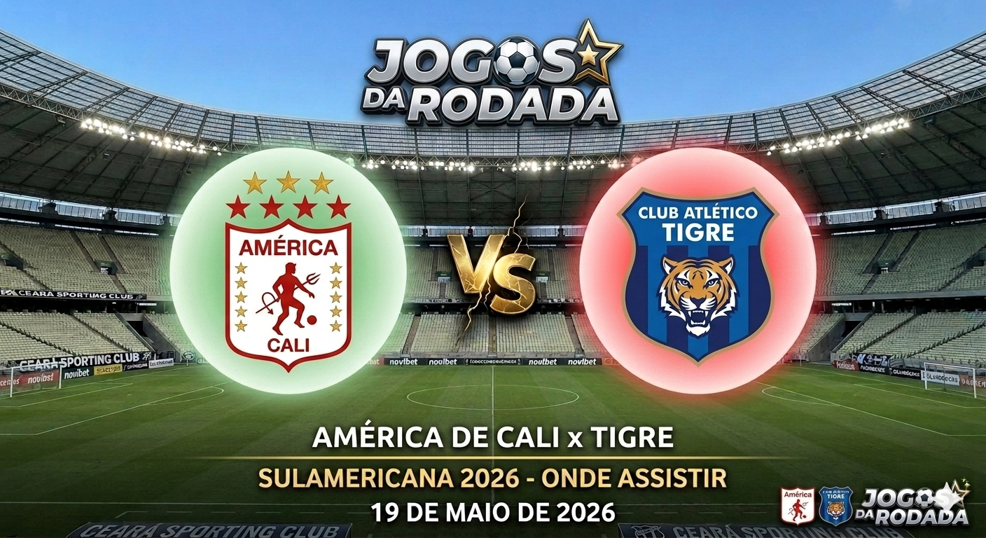 América de Cali x Tigre: Onde assistir pela CONMEBOL Sul-Americana em 19/05/26