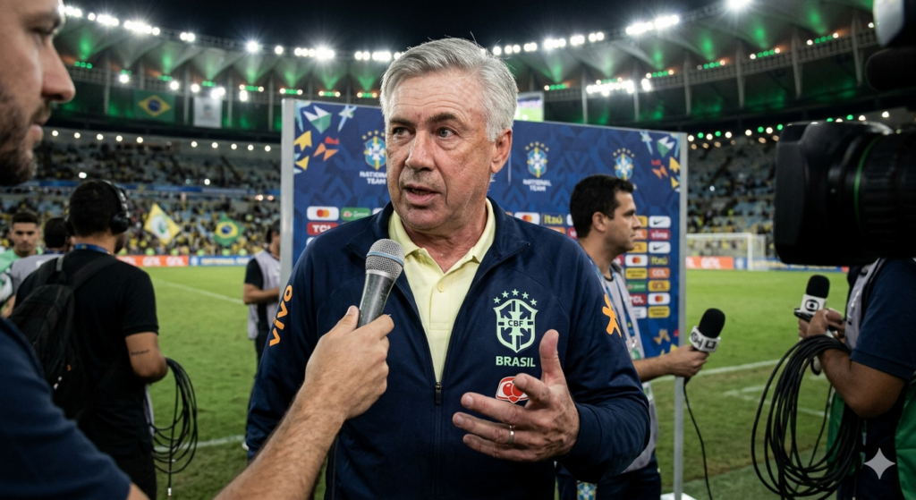 ancelotti divulga pre-lista da seleçao brasileira