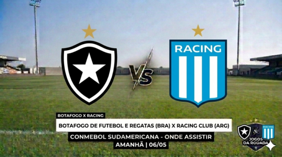 Botafogo x Racing: Onde assistir ao vivo pela Copa Sul-Americana