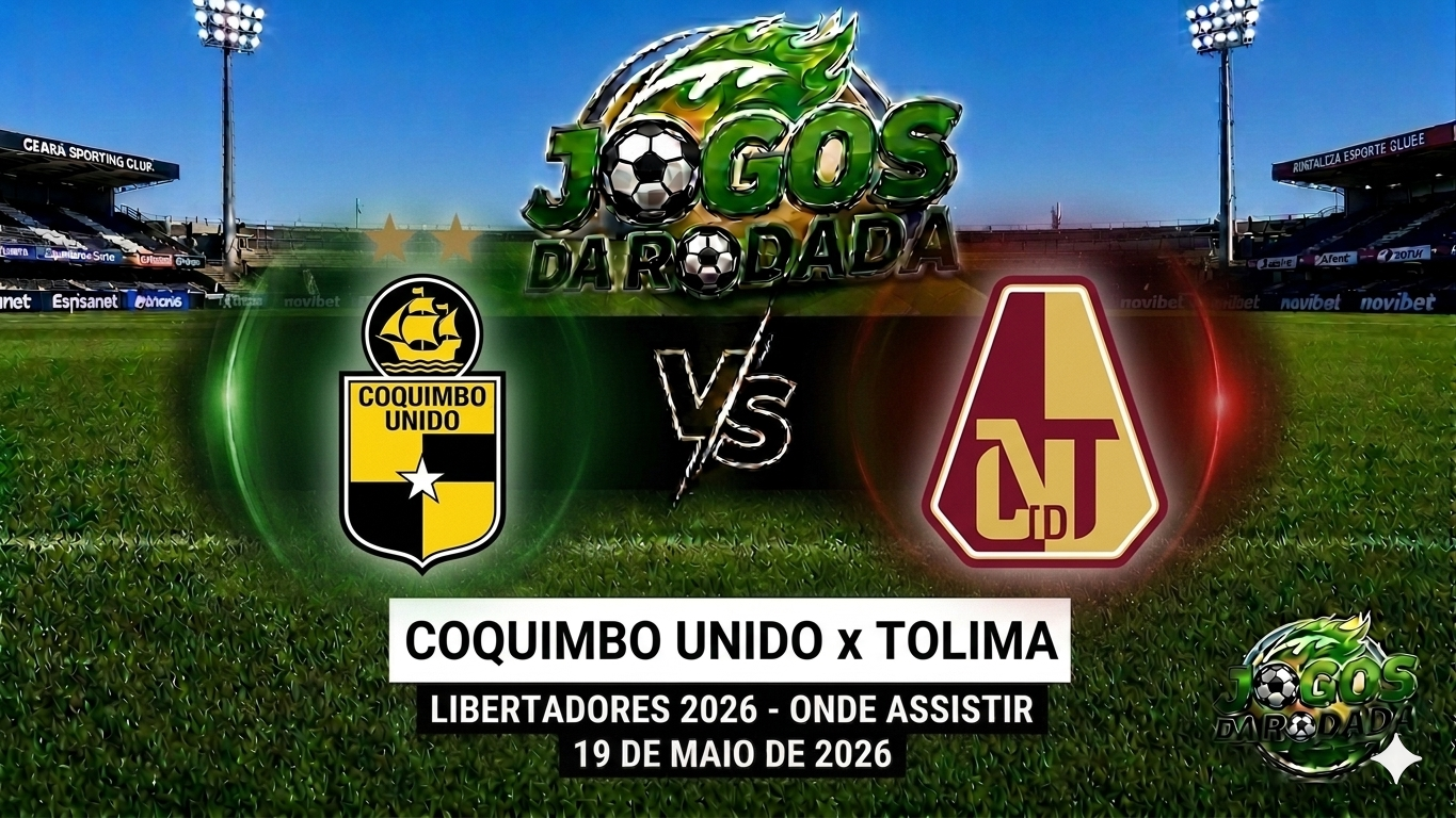 Coquimbo Unido x Tolima: Onde assistir pela CONMEBOL Libertadores em 19/05/26