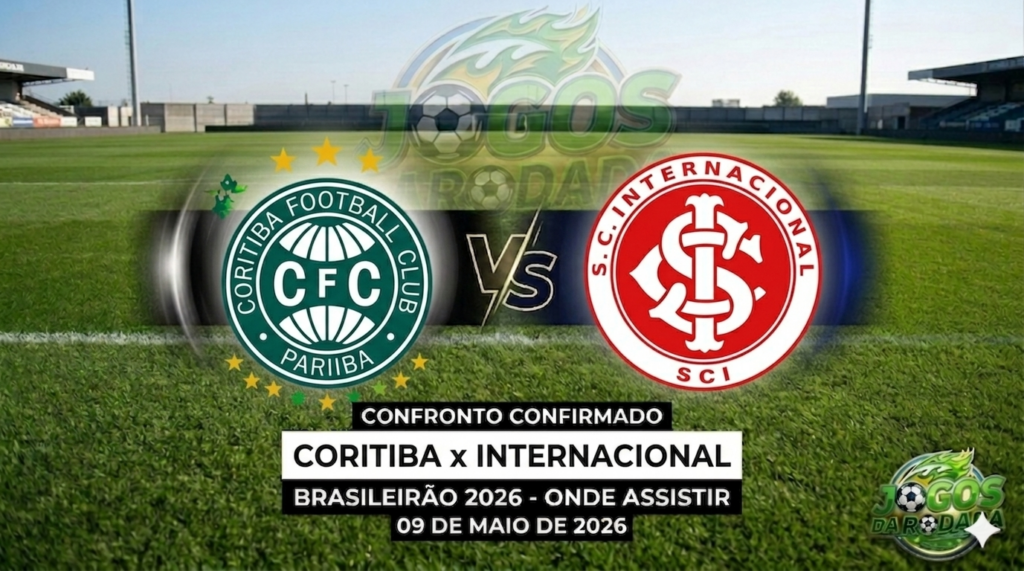 Coritiba x Internacional: Onde assistir ao vivo pelo Brasileirão