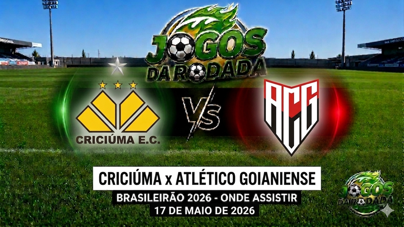 Criciúma x Atlético-GO: Onde assistir pelo Campeonato Brasileiro Série B em 17/05/26
