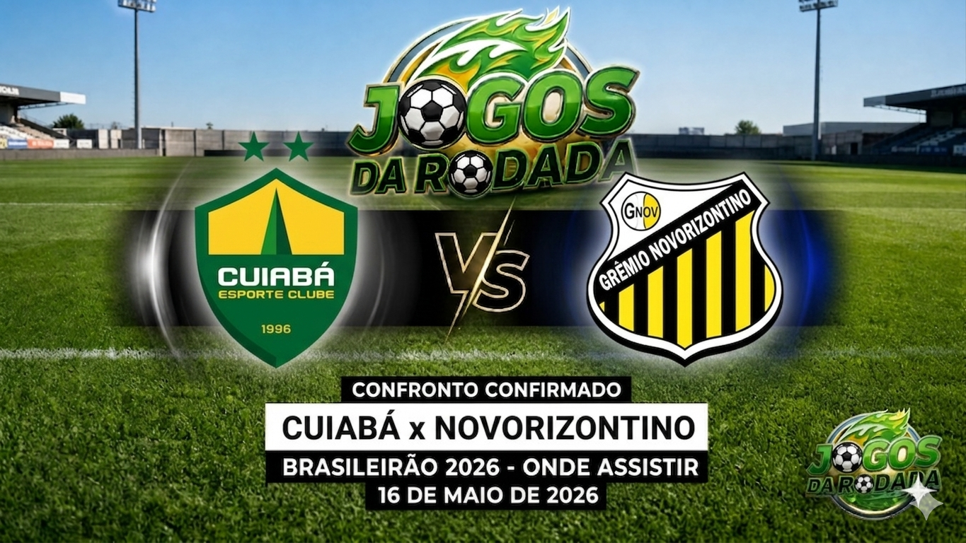 Cuiabá x Novorizontino: Onde assistir pelo Campeonato Brasileiro Série B em 16/05/26