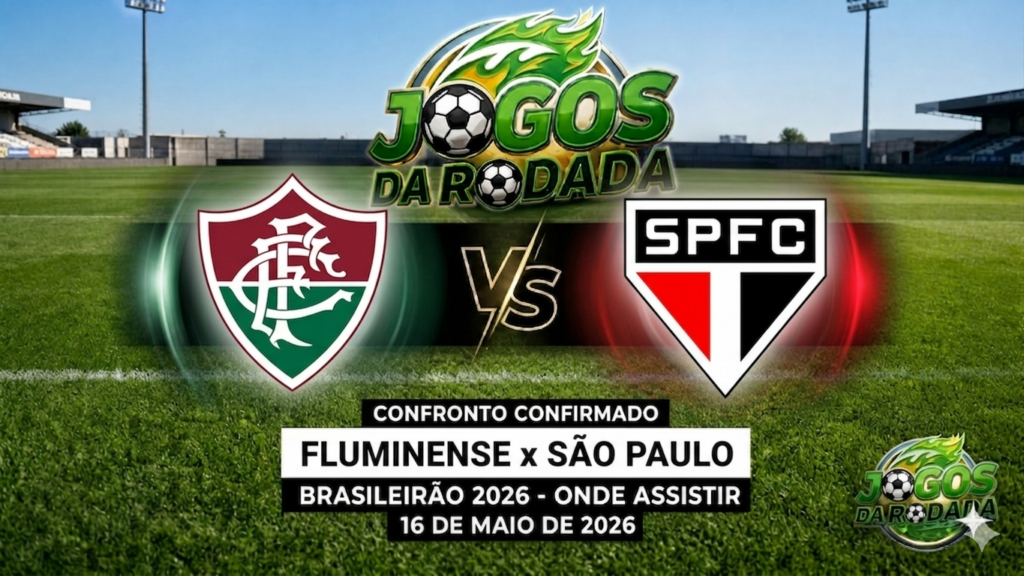 Fluminense x São Paulo: Onde assistir pelo Campeonato Brasileiro em 16/05/26