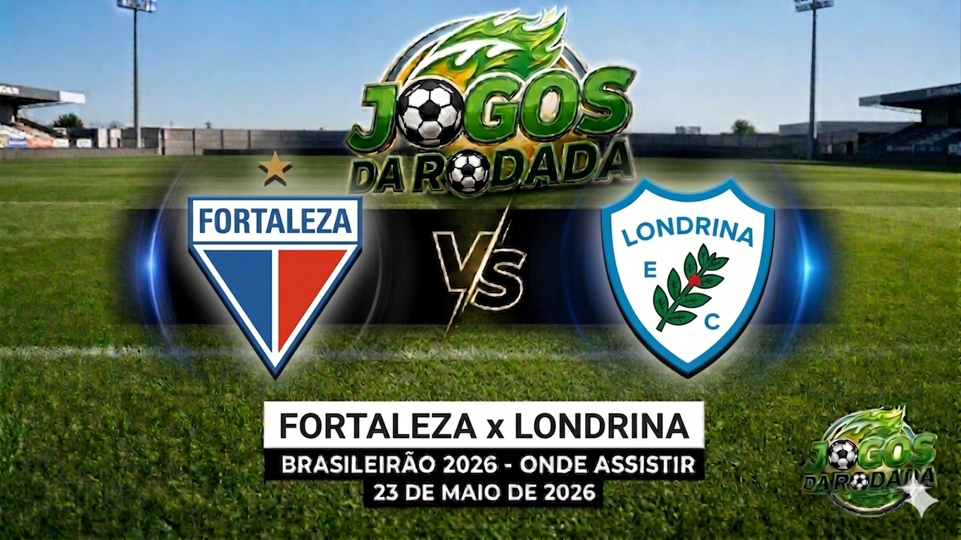 Fortaleza x Londrina: Onde assistir pelo Campeonato Brasileiro em 23/05/26