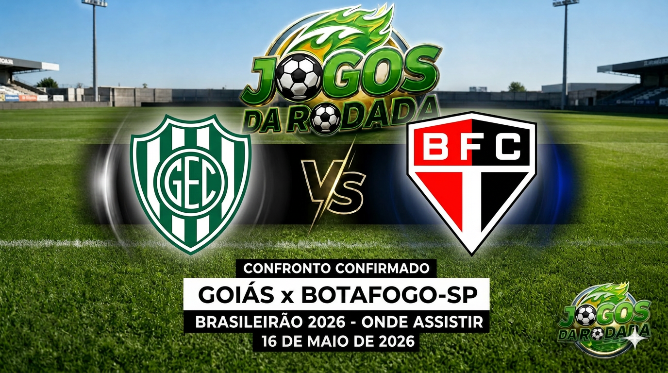 Goiás x Botafogo-SP: Onde assistir pelo Campeonato Brasileiro Série B em 16/05/26