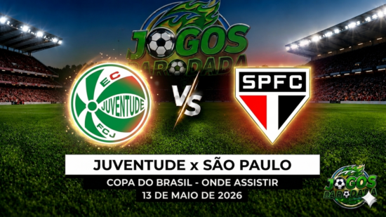 Juventude x São Paulo: Onde assistir pela Copa do Brasil em 13/05/26