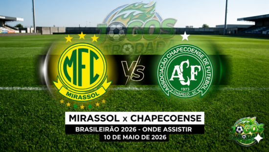Mirassol x Chapecoense: Onde assistir pelo Brasileirão Série A