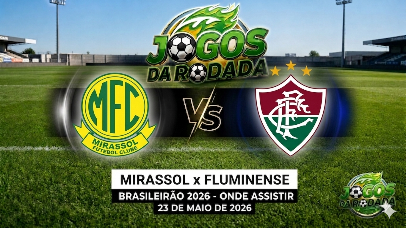 Mirassol x Fluminense: Onde assistir pelo Campeonato Brasileiro em 23/05/26