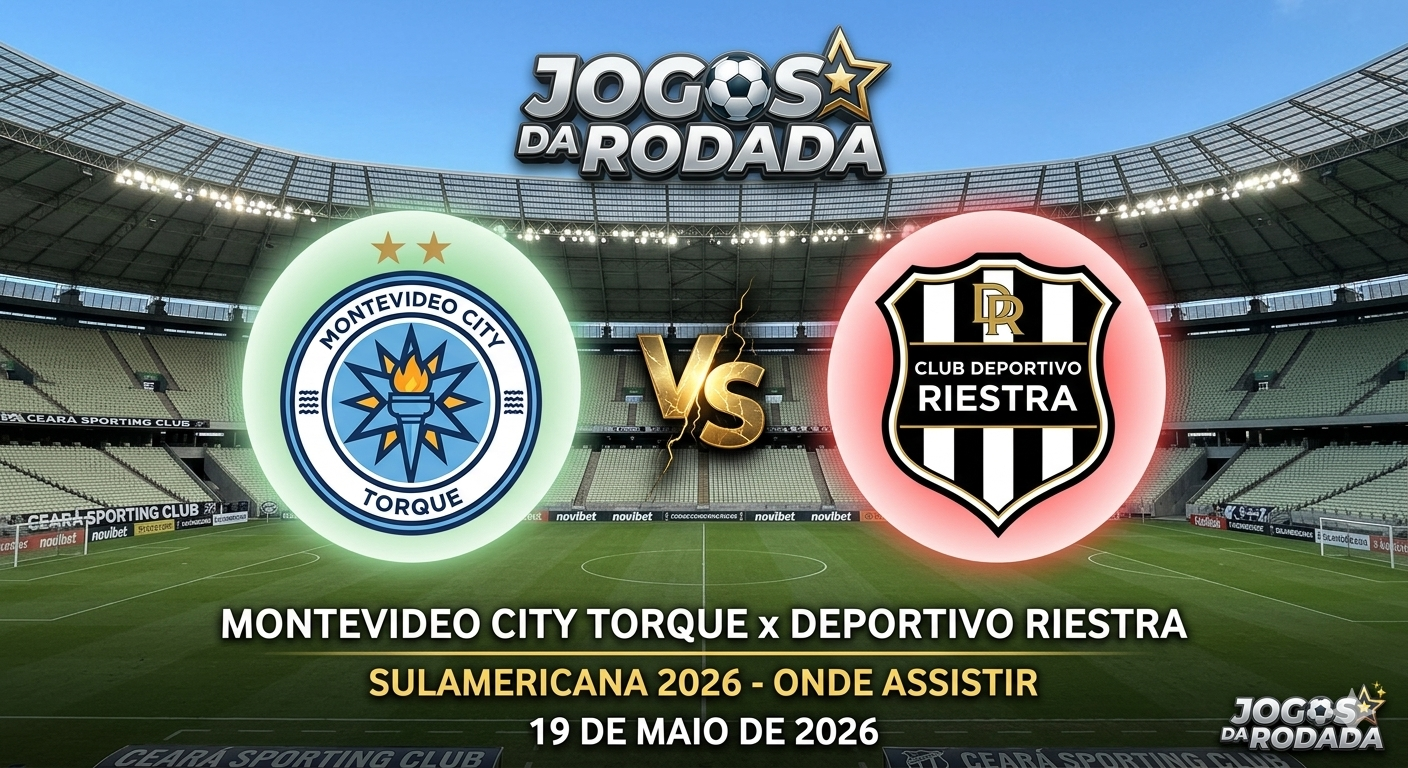 Montevideo City Torque x Deportivo Riestra: Onde assistir pela CONMEBOL Sul-Americana em 19/05/26