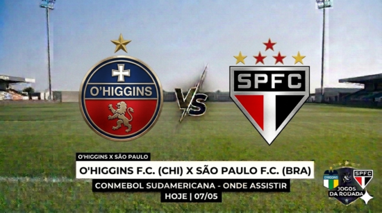 O'Higgins x São Paulo: Onde assistir ao vivo pela Copa Sul-Americana 