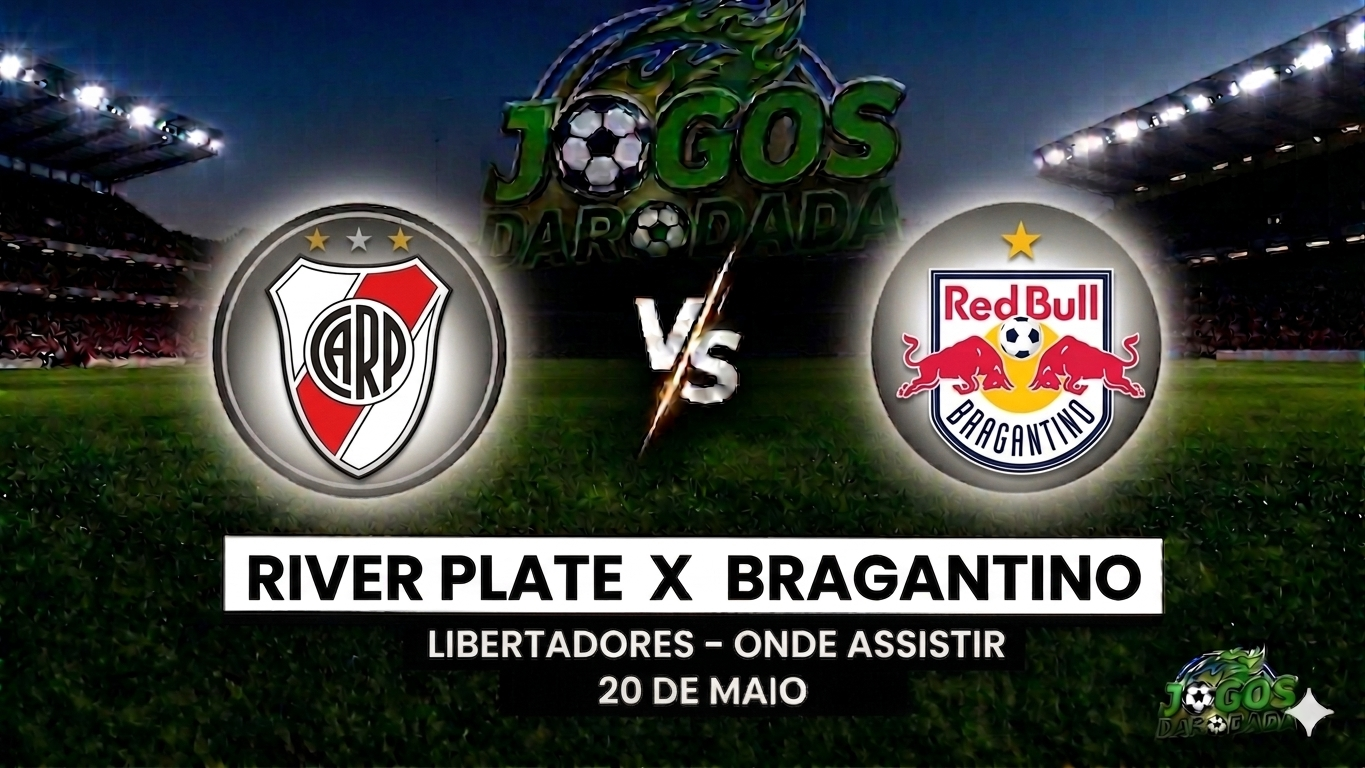 River Plate x Bragantino: Onde assistir pela Copa Sul-Americana em 20/05/2026