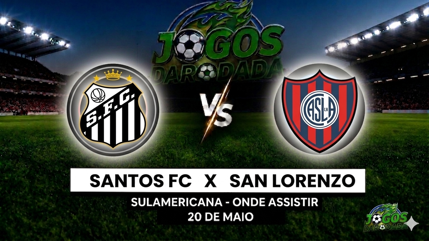 Santos x San Lorenzo: Onde assistir pela Copa Sul-Americana em 20/05/2026