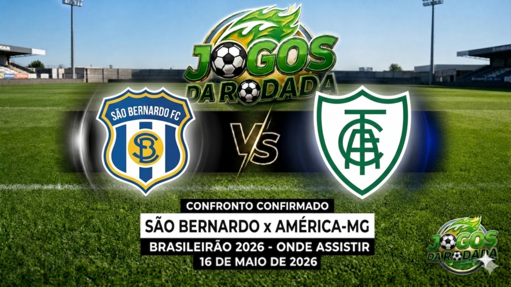 São Bernardo x América-MG: Onde assistir pelo Campeonato Brasileiro Série B em 16/05/26