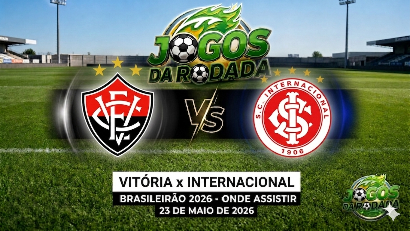 Vitória x Internacional: Onde assistir pelo Campeonato Brasileiro em 23/05/26